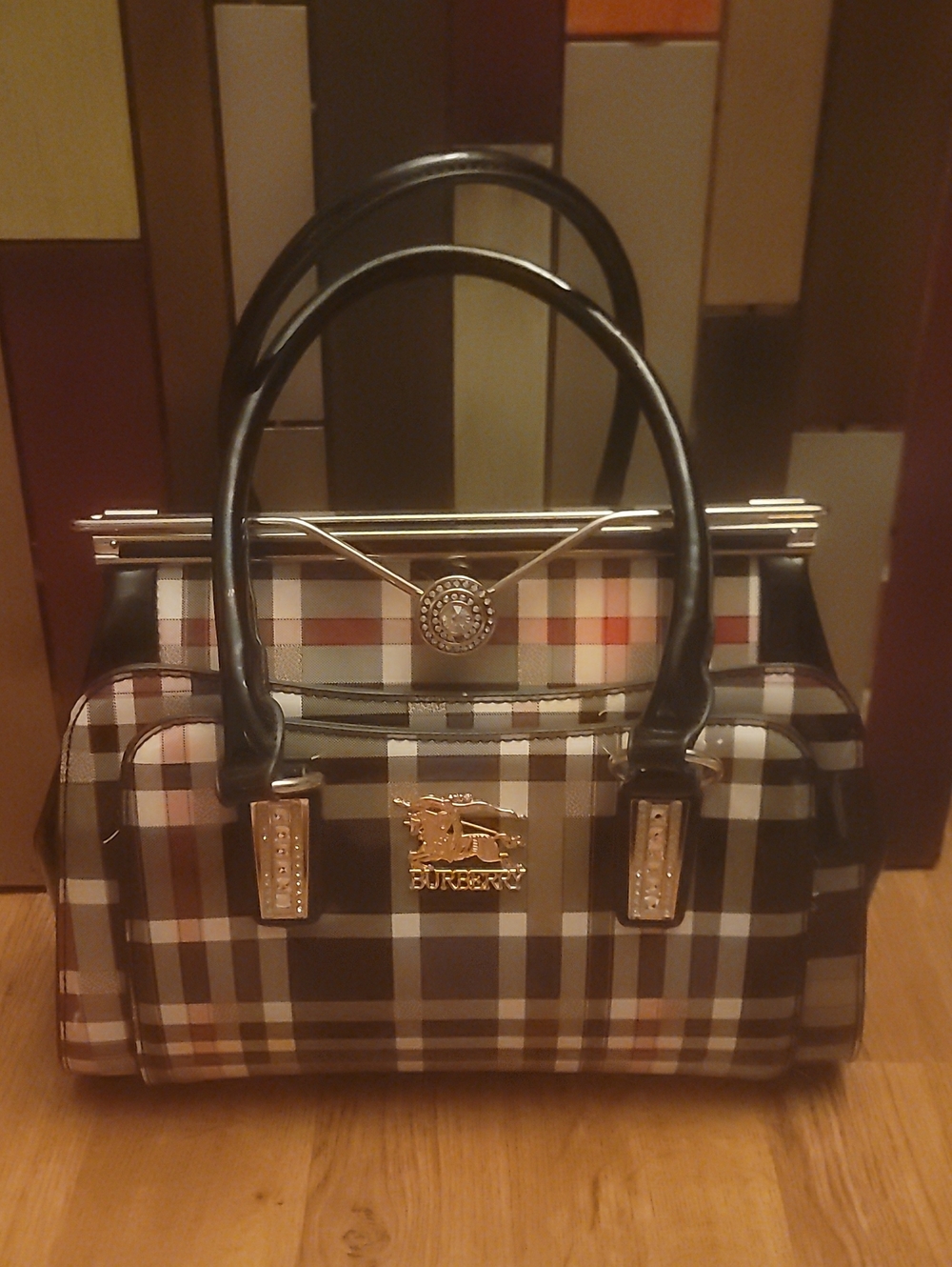 Checkered Handbag